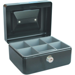 Esselte Classic Cash Box No.6 152x118x80mm Black