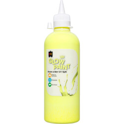 EC UV Glow Paint 500ml Yellow