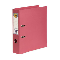 Marbig Linen PE Lever Arch Binder A4 75mm Coral