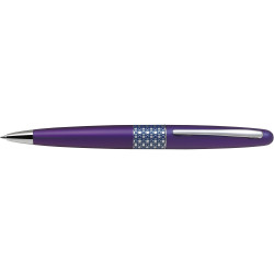 Pilot MR3 Ballpoint Pen Medium 1mm Ellipse Violet Barrel Black Ink
