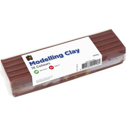 EC Modelling Clay 500gm Brown