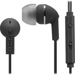 Moki Noise Isolation Earphones With Mic and Controller Black
