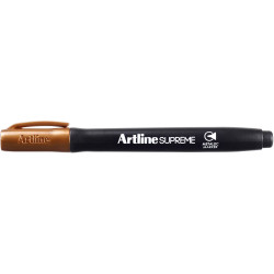 Artline Supreme Markers Metallic Bullet 1mm Bronze Pack Of 12