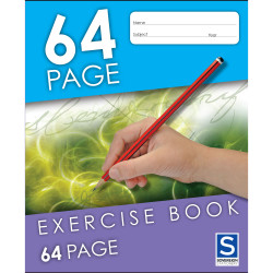 Sovereign Exercise Book 225x175mm 8mm Ruled 64 Page