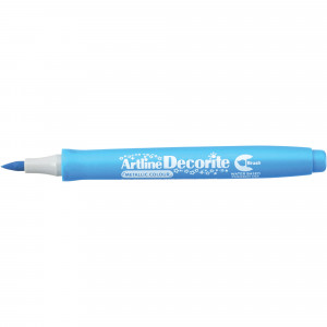Artline Decorite Brush Markers Metallic Blue Box of 12