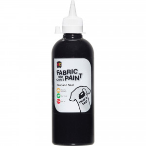 EC Fabric And Craft Paint 500ml Black