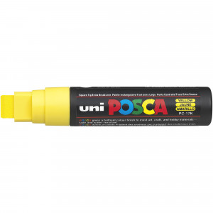 Uni Posca Poster Marker PC-17K Broad 15.0mm Chisel Yellow