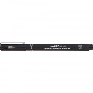 Uni Pin 200 Fineliner Drawing Pen 0.3mm Black