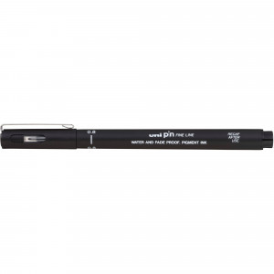 Uni Pin 200 Fineliner Drawing Pen 0.8mm Black