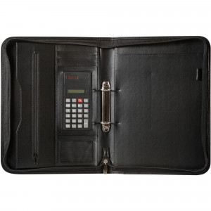 Spirax Zippered Compendium A4 2 Ring Black