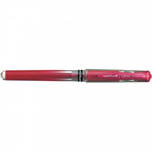 Uni-Ball UM153 Impact Signo Gel Rollerball Pen Metallic Broad 1mm Red Pack of 12