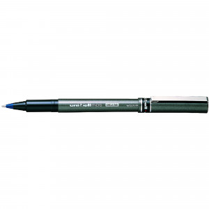 Uni-Ball UB155 Micro Deluxe Rollerball Pen Extra Fine 0.5mm Blue