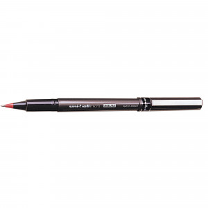 Uni-Ball UB155 Micro Deluxe Rollerball Pen Extra Fine 0.5mm Red