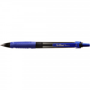 Artline 8410 Ballpoint Pen Retractable Grip Medium 1mm Blue