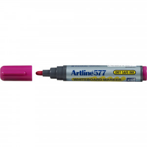 Artline 577 Whiteboard Marker Bullet 2mm Pink