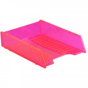 Italplast Neon Document Tray Multifit-Neon Red
