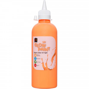 EC UV Glow Paint 500ml Orange