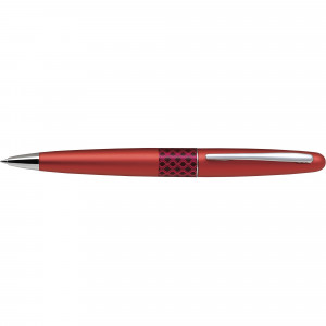 Pilot MR3 Ballpoint Pen Medium 1mm Wave Metallic Red Barrel Black Ink