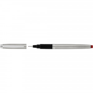 Artline Signature Silver Fineliner Pen 0.4mm Red