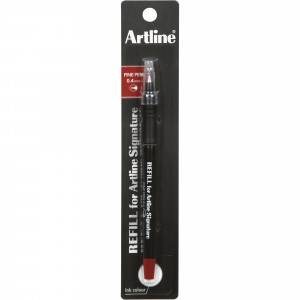 Artline Signature Fineliner Pen Refill 0.4mm Red